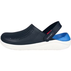 POINT MADE 女款拼色洞洞鞋, 275, 海軍+藍色