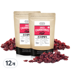넛츠앤베리스 건크랜베리, 12개, 150g