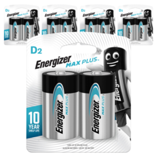 Energizer 勁量 Max Plus D型電池, 5個, 2入