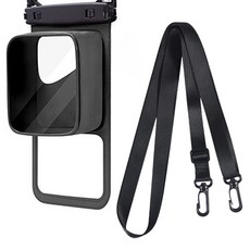 MEICHEL Wopum 後口袋手機防水包 15.5 x 25 x 6.5 cm 10708, 黑色, 1個