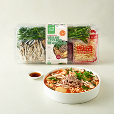 청도 미나리와 소고기가 들어간 얼큰 샤브 칼국수 전골, 1.16kg, 1개