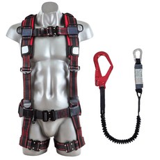 國際安全 優質X型彈性單掛繩, 1個, 混合顏色