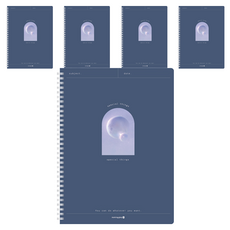 모닝글로리 4000 IV SP노트 마이플래닛 스프링노트, 랜덤발송, 5개