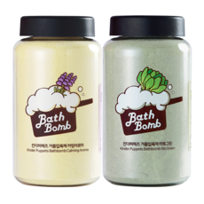 Kinder Puppets 兒童泡泡入浴劑 鎮靜舒緩+綠色蔬菜, 400g, 2罐