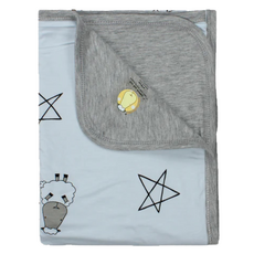 baa baa sheepz 抱抱羊 雙層被毯, 藍色