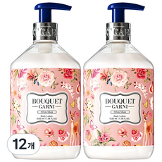 부케가르니 바디로션 화이트머스크, 520ml, 12개