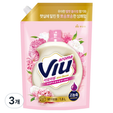 aroma Viu 高濃縮衣物柔軟精 絲絨花香 補充包, 3個, 1.6L