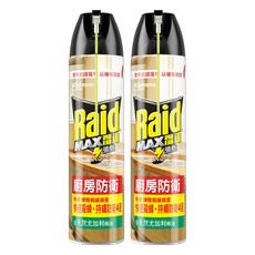 Raid 雷達 快速蟑螂螞蟻藥 尤加利, 500ml, 2罐
