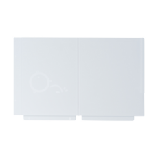 DOGTOC 狗狗公狗室內防止標記尿墊排尿器, Clova White, 1個