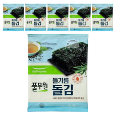 풀무원 들기름 돌김 10p, 40g, 6개