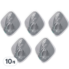 초강력 멀티 후크 걸이 홀더, 10개, 다크그레이