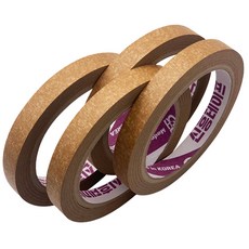 신흥테이프 라바 크라프트 종이 문구테이프 12mm x 25m, 4개