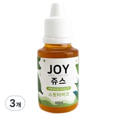 아로마조이 조이쥬스 슬라임 향료 30ml, 3개, 스윗타바코