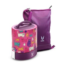Vaya tyffyn 保溫便當 1000ml, 1個, 貓