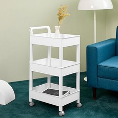 litem. 里特 三層移動式推車, 白色