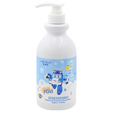YOrSUn 悠森兒 POLI 波力 植萃舒膚沐浴露 白柚果香, 650ml, 1瓶