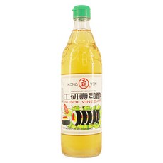 工研壽司醋 600ml 全素或純素 台灣製造, 1瓶