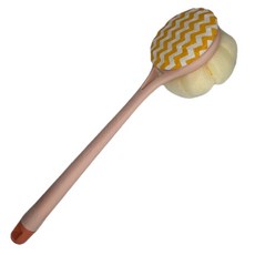 Dayoli 雙面去污毛巾身體刷, 粉色, 1個, 1入