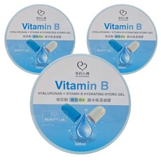 MY SCHEMING 我的心機 玻尿酸+維他命B鎖水保濕凝膠 HYALURONAN + VITAMIN B HYDRATING HYDRO GEL, 3罐, 1罐