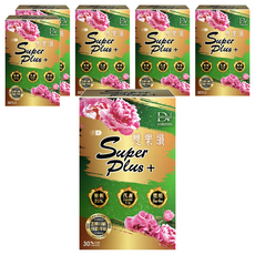 DV 麗彤生醫 雙樂纖SUPER PLUS+，含秋葵萃取、綠茶萃取、綜合消化酵素，幫助排便、維持體態，30顆/盒, 430mg, 6盒