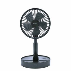 제크롤 접이식 휴대용 무선 선풍기, JK-F720N, 네이비 JK-F720N, 네이비