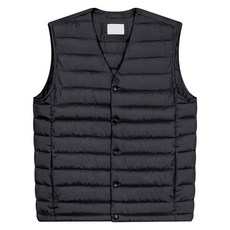 男款基本V領輕量保暖填充背心 HA-1008 THE1013