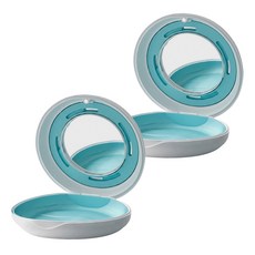 Universe Factory 矯正器維持器通風收納盒, 2個, 白色