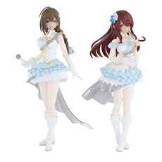 BANDAI 30MS 組裝少女輕作戰 髮型&臉部配件套組 大崎甜花 + 桑山千雪 閃耀色彩 偶像大師 組裝模型, 1組