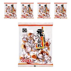 佐藤製菓 栗饅頭 烤黃豆餡小點心 懷舊的滋味, 294g, 5袋