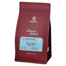 金車 MR.BROWN 伯朗咖啡 伯朗珍藏綜合咖啡豆 堅果 中深焙, 450g, 1包, 全豆咖啡（未研磨）