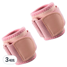 필웨이브 헬스 손목 보호대 2p 세트, 핑크, 3세트