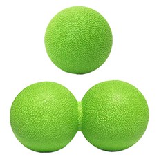 땅콩 마사지볼 싱글 + 더블 2종 세트, 그린, 1세트