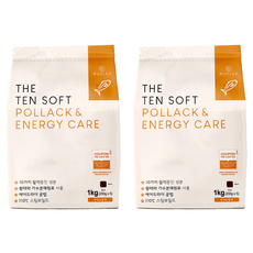 더텐소프트 강아지 기능성 사료, 활력, 1kg, 2개