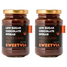 스윗비아 저당 초코 스프레드, 290g, 2개