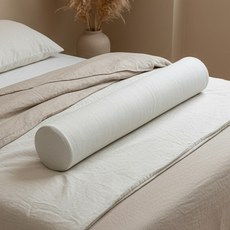 wooree&deco 舒適記憶棉長抱枕, 象牙白