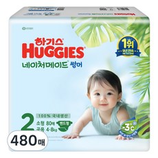 HUGGIES 好奇 Nature Made Summer輕薄黏貼型尿布, 第2階段, 480片