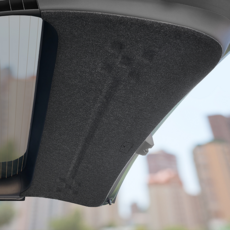 Install 現代 The All-New Santa Fe 專用防刮保護蓋, 黑色, 後車廂