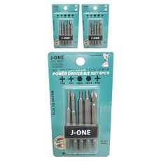 J-ONE 電動螺絲起子起子頭5件組, 3套