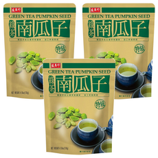 盛香珍 特級綠茶南瓜子, 130g, 3個