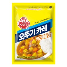 오뚜기 카레 과립형 약간매운맛, 500g, 1개