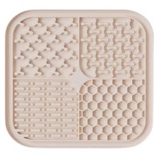 roico 寵物 LickyLicky 舔食墊, 奶油色, 1個