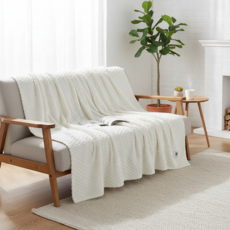 Ishur 伊舒爾 金龜絨暖暖被毯, 北歐白, 1條