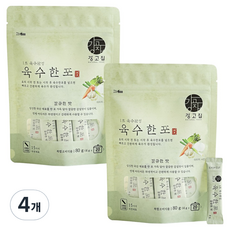 강고집 1초 육수완성 육수한포 깔끔한맛, 4개, 80g