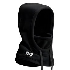 DTree 刷毛連帽圍脖, 1個, 01黑色