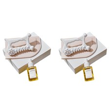 페이스팩토리 디톡 괄사 마사저 + 호호바 오일 30ml, 화이트, 2세트