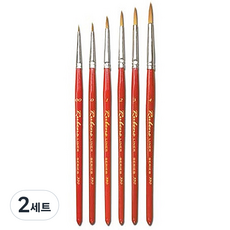 韓國 Rubens 330 細節人造毛筆刷 6入