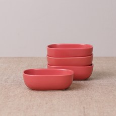 보울보울 국산 레트로라인 오발미니볼, 로제핑크, 4개