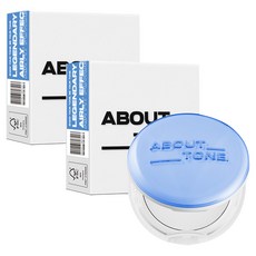 Aboutton Air Fit 粉餅 8g, 白色, 2個