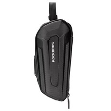 ROCKBROS 洛克兄弟 自行車碳纖維紋硬殼座墊包 B69 均碼, 黑色, 1入