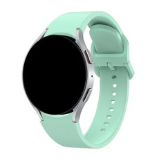 스페이스쉴드 갤럭시 워치 호환 원클릭 날개형 알파핏 실리콘 스트랩 20mm, 피크닉민트